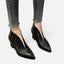 Women’s Elegant Pointed Toe V-Cut Ankle Boots