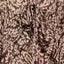 Women's Chic Brown Print V-Neck Midi Dress