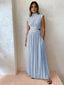 Women's Elegant Sleeveless Formal Halter Maxi Dress