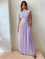 Women's Elegant Sleeveless Formal Halter Maxi Dress