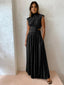 Women's Elegant Sleeveless Formal Halter Maxi Dress