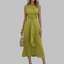 Women's Chic Sleeveless Twisted Front Midi Dress