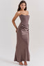 Women’s Strapless Corset Maxi Dress