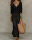 Women's Elegant Two-Piece Sweater and Dress Set