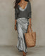 Women's Elegant Two-Piece Sweater and Dress Set