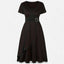 Women’s V-Neck Asymmetrical Hem Midi Dress