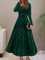 Women's Floral Long Sleeve Dress