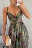 Women's Flowy Floral Maxi Dress