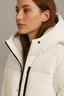 Women's Longline Hooded Puffer Coat Jacket