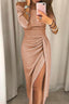 Women's Elegant Off-Shoulder Glitter Midi Dress