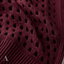 Women's Openwork Zip-Front with Round Neck and Ribbed Trim Cardigan