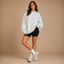 Women's Oversized Varsity Graphic Crewneck Pullover Sweatshirt
