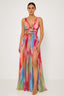 Women's Painted Flowy Maxi Dress