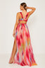 Women's Painted Flowy Maxi Dress