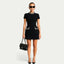 Women's Pearl Trim Pocket Detail Mini Dress