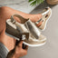 Women's Peep Toe Espadrille Wedge Sandals With Ankle Strap
