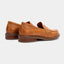 Women's Leather Penny Slip-On Round Toe Flat Loafers