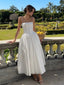 Women's Corset Wedding Guest Midi Dress