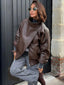 Women’s Sleek Stand Collar Jacket