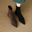 Women's Sleek Block Heel Ankle Boots