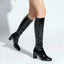 Women's Knee High Chunky Block Heel Boots