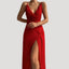 Women’s Spaghetti Strap Slit Maxi Dress