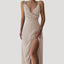 Women’s Spaghetti Strap Slit Maxi Dress