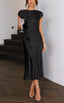 Women's Slip Formal Cocktail Midi Dress