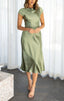 Women's Slip Formal Cocktail Midi Dress