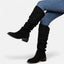 Women's Sleek Pointed Toe Knee-High Boots