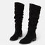 Women's Sleek Pointed Toe Knee-High Boots