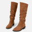 Women's Sleek Pointed Toe Knee-High Boots