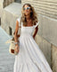 Women's Smocked Summer Maxi Dress