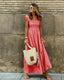 Women's Smocked Summer Maxi Dress