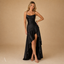 Women's Spaghetti Strap High Slit Maxi Dress