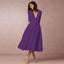 Women's Chic Deep V-Neck Midi Dress