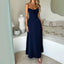 Women's Ruched Sleeveless Bodice Maxi Dress