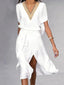 Women’s Summer V-Neck Midi Dress