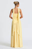Women's Summer Wedding Guest Maxi Dress Strapless Side Slit