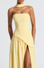 Women's Summer Wedding Guest Maxi Dress Strapless Side Slit