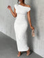 Women’s Off Shoulder Bodycon Maxi Dress