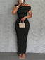 Women’s Off Shoulder Bodycon Maxi Dress
