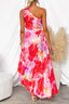 Women’s Vibrant Pleated Summer Dress