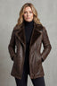 Women’s Brown Vintage Aviator Jacket