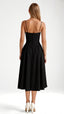 Women's Spaghetti Straps Corset Midi Dress