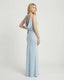 Women's Wedding Guest Cowl Neck Sleeveless Flowy Maxi Dress