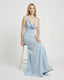Women's Wedding Guest Cowl Neck Sleeveless Flowy Maxi Dress