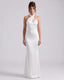 Women's Wedding Guest Halter Bodycon Maxi Dress