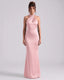 Women's Wedding Guest Halter Bodycon Maxi Dress