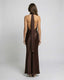 Women's Wedding Guest Halter Neck Backless Maxi Dress